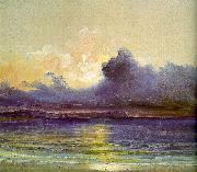 Sunset at Sea Charles Blechen